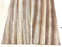 Zebrawood Veneer - 2 pcs, 6"W x 100"L